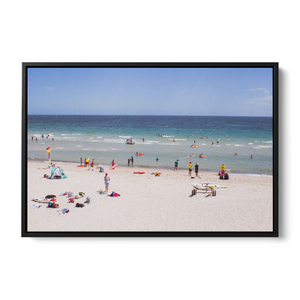 Original South Australian Wall Decor | Charles Norwood | Australia Day Swim | Black