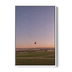 Floater Frame Canvas | Wall Decor Australia | Room Inspiration | Framed Wall Art | Charles Norwood | Before the Sunrise (Portrait) | White