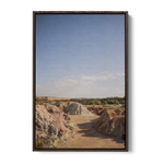 Floater Frame Canvas | Wall Decor Australia | Room Inspiration | Framed Wall Art | Charles Norwood | Kapunda Old Mines | Brown