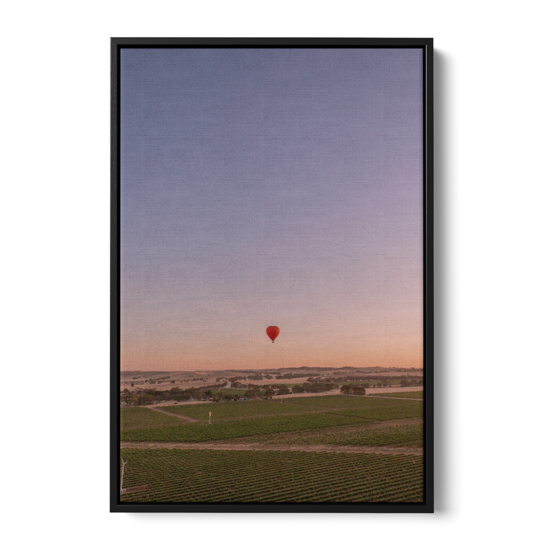 Floater Frame Canvas | Wall Decor Australia | Room Inspiration | Framed Wall Art | Charles Norwood | Before the Sunrise (Portrait) | Black