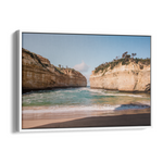 Floater Frame Canvas | Wall Decor Australia | Room Inspiration | Framed Wall Art | Charles Norwood | Loch Are Gorge | White