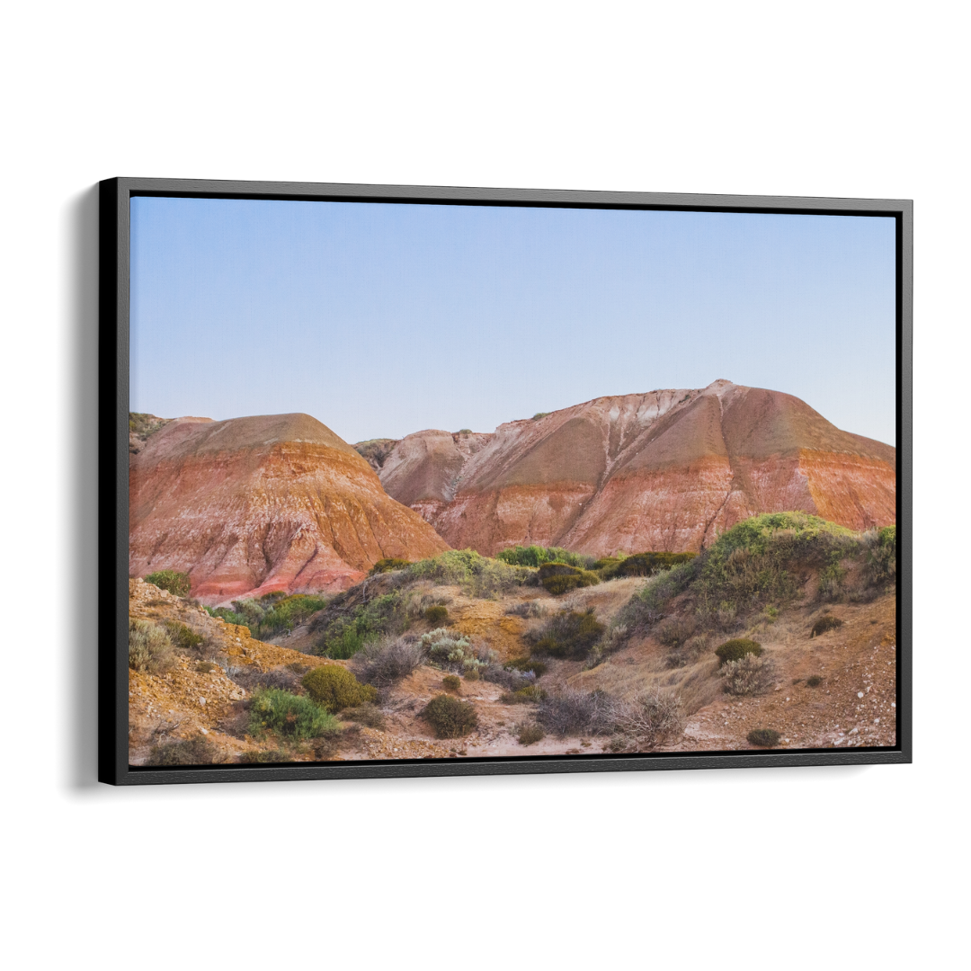 Floater Frame Canvas | Wall Decor Australia | Room Inspiration | Framed Wall Art | Charles Norwood | Maslin Cliffs | Black