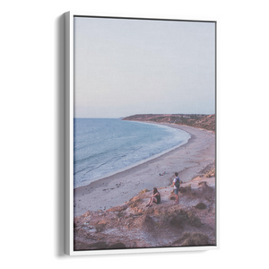 Floater Frame Canvas | Wall Decor Australia | Room Inspiration | Framed Wall Art | Charles Norwood | Maslin Twilight | White